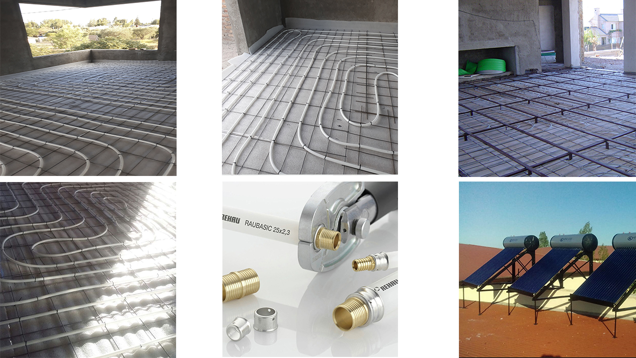 Losa radiante importada con tecnología alemana